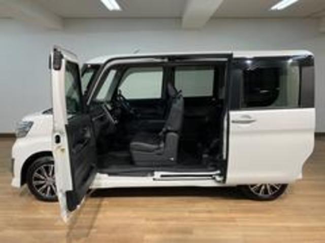 タントカスタムX トップエディションSAII/1年保証/車検整備渡サポカーSベーシック+適合 1年間走行距離無制限保証 車検整備渡し Bluetooth機能外品フルセグナビ 左側パワースライドドア キーフリー チルトステアリング 運転席シートリフター LEDヘッド(大阪府)の中古車