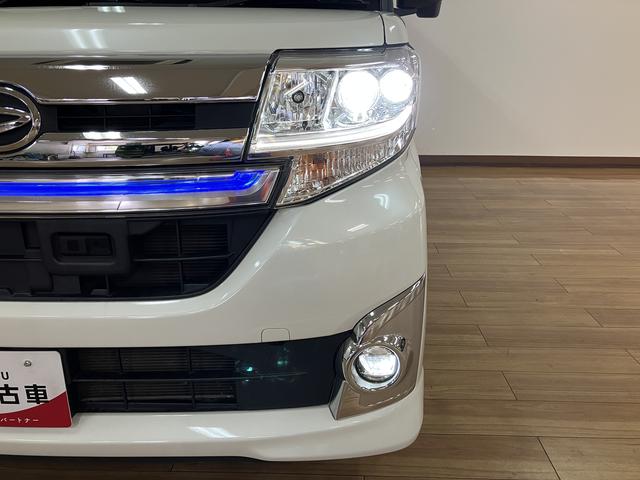 タントカスタムX トップエディションSAII/1年保証/車検整備渡サポカーSベーシック+適合 1年間走行距離無制限保証 車検整備渡し Bluetooth機能外品フルセグナビ 左側パワースライドドア キーフリー チルトステアリング 運転席シートリフター LEDヘッド(大阪府)の中古車