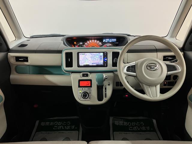 ムーヴキャンバスＧメイクアップＶＳ　ＳＡIII　Ｒ３年式／ナビ／全方位カメラスマートアシストＩＩＩ　ＬＥＤヘッドライト／フォグ　ナビ　パノラマカメラ　オートエアコン　パワーウィンドウ　電動格納ミラー　置き楽ボックス　両側電動スライドドア（大阪府）の中古車