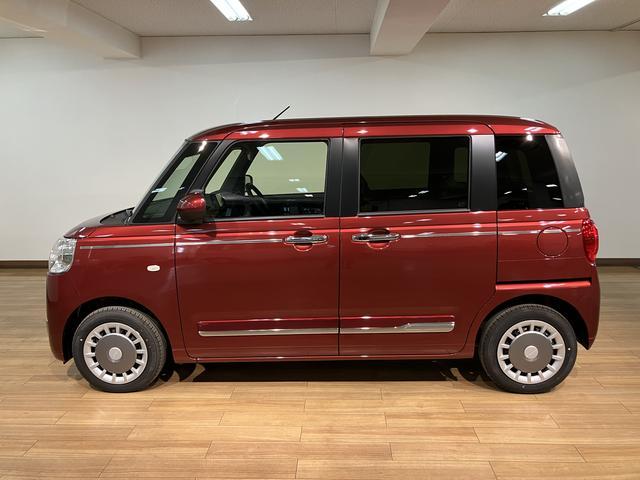 ムーヴキャンバスセオリーＧ　Ｒ７年式／ナビ／バックカメラ／走行３２ｋｍ走行無制限１年保証　両側電動スライドドア　バックカメラ　前後コーナーセンサー　前席シートヒーター　ホッとカップホルダー　オートマチックハイビーム　ＬＥＤヘッドライト　スマートキー（大阪府）の中古車