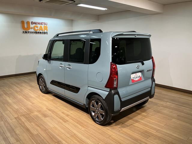 タントファンクロスターボリミテッド 令和8年式/走行16k/ETCターボ車/令和8年式/走行16キロ/新車保証継承/アダプティブクルーズ/ETC/LEDヘッドライト/衝突軽減ブレーキ/15インチアルミホイール/両側パワースライドドア/キーフリー/(大阪府)の中古車