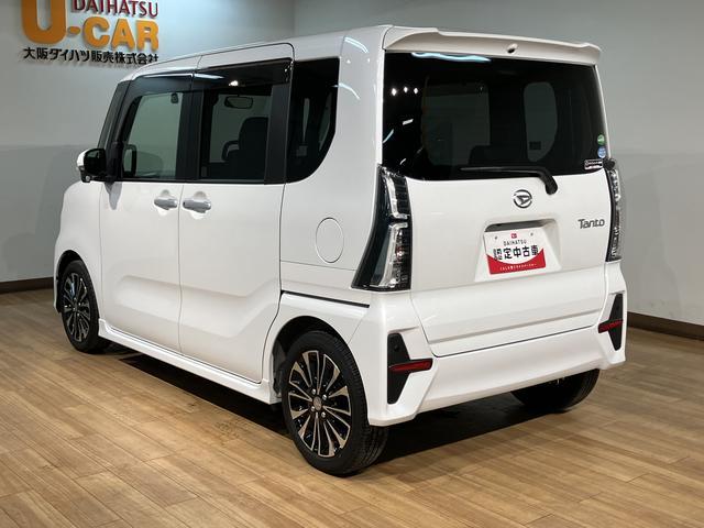 タントカスタムRSダイハツ認定中古車/1.8万キロ/9インチナビ/ダイハツ認定中古車/1年間走行距離無制限保証/衝突軽減ブレーキ/1.8万キロ/ターボ/9インチナビ/パノラマモニター/ドラレコ/ETC/LEDヘッドライト・フォグ/Bluetooth/フルセグTV/(大阪府)の中古車