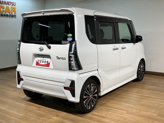 タントカスタムRSダイハツ認定中古車/1.8万キロ/9インチナビ/ダイハツ認定中古車/1年間走行距離無制限保証/衝突軽減ブレーキ/1.8万キロ/ターボ/9インチナビ/パノラマモニター/ドラレコ/ETC/LEDヘッドライト・フォグ/Bluetooth/フルセグTV/(大阪府)の中古車