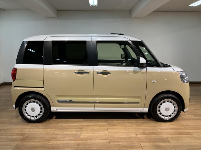 ムーヴキャンバスストライプスG 届出済未使用車届出済未使用車/新車保証継承/スマートアシスト/両側電動スライドドア/LEDヘッドライト/キーフリーキー/プッシュボタンスタート/前席シートヒーター/電動パーキング/バックカメラ(大阪府)の中古車
