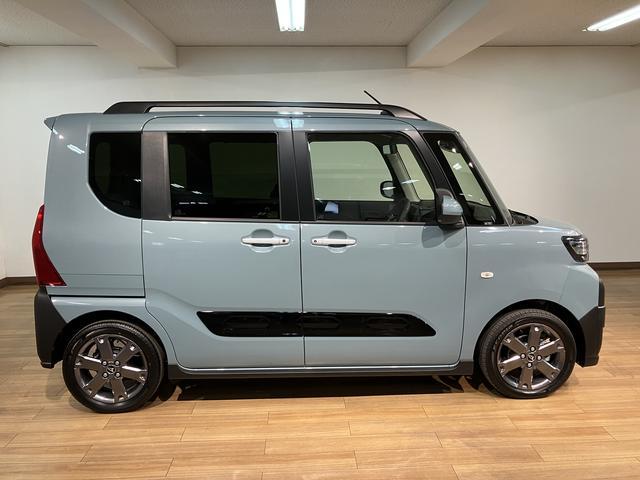タントファンクロスターボリミテッド 令和8年式/走行11キロ/ターボ車/令和8年式/走行11キロ/新車保証継承/アダプティブクルーズコントロール/LEDヘッドライト/衝突軽減ブレーキ/ETC/15インチアルミホイール/両側パワースライドドア(大阪府)の中古車