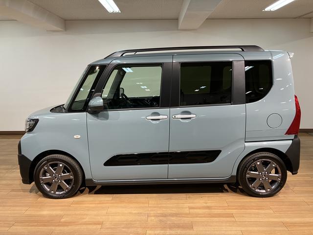タントファンクロスターボリミテッド 令和8年式/走行11キロ/ターボ車/令和8年式/走行11キロ/新車保証継承/アダプティブクルーズコントロール/LEDヘッドライト/衝突軽減ブレーキ/ETC/15インチアルミホイール/両側パワースライドドア(大阪府)の中古車