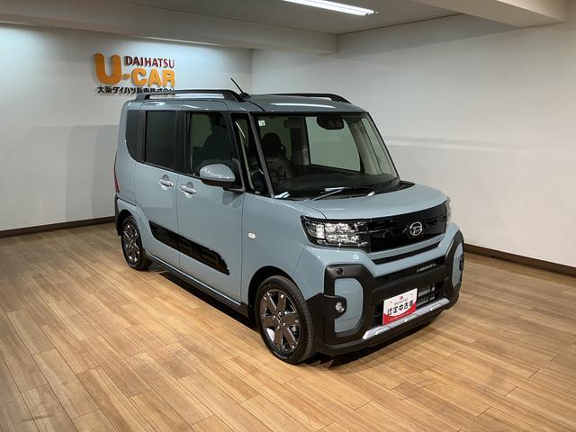 タントファンクロスターボリミテッド 令和8年式/走行11キロ/ターボ車/令和8年式/走行11キロ/新車保証継承/アダプティブクルーズコントロール/LEDヘッドライト/衝突軽減ブレーキ/ETC/15インチアルミホイール/両側パワースライドドア(大阪府)の中古車