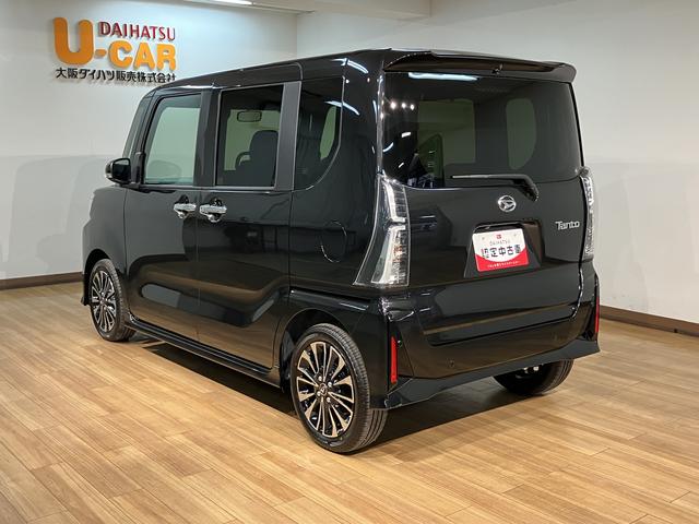タントカスタムＲＳリミテッド　令和８年式／走行６キロ／ターボ車令和８年式／走行６キロ／新車保証継承／ターボ／両側パワースライドドア／キーフリー／ＬＥＤヘッドライト／衝突軽減ブレーキ／アダプティブクルーズコントロール／ＥＴＣ／１５インチアルミ／電動パーキング（大阪府）の中古車