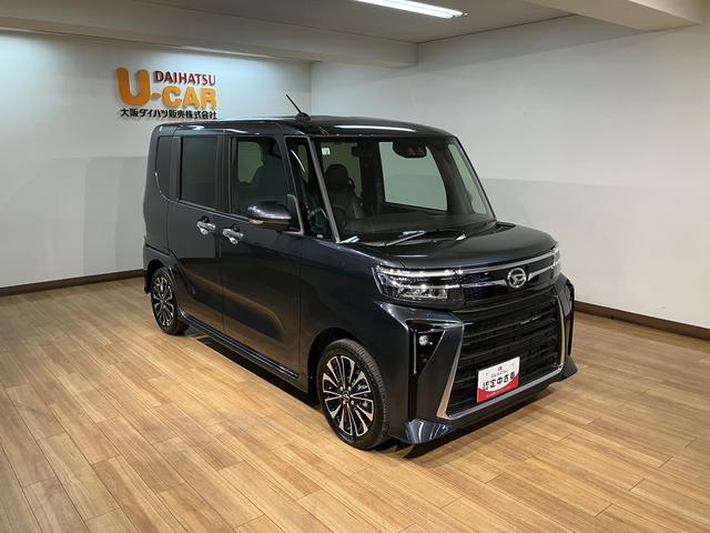 タントカスタムRSリミテッド/届出済み未使用車/純正ナビ/ターボ/届出済み未使用車/R8年式/純正ナビ/ターボエンジン/衝突軽減ブレーキ/両側電動スライド/LEDヘッドライト・フォグ/クルーズコントロール/15インチアルミ/Bluetooth/フルセグTV/(大阪府)の中古車