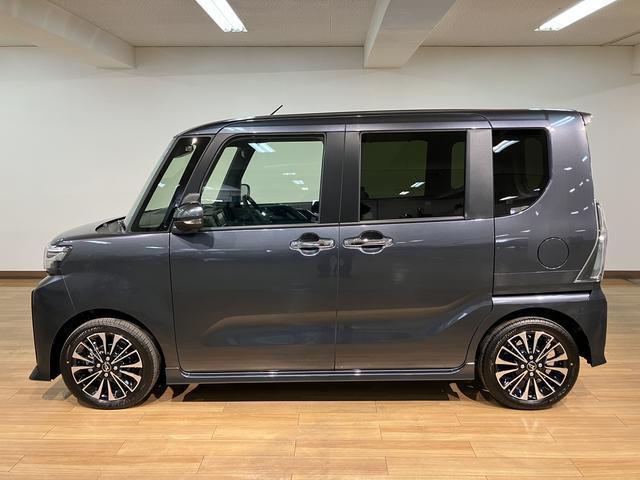 タントカスタムRSリミテッド/届出済み未使用車/純正ナビ/ターボ/届出済み未使用車/R8年式/純正ナビ/ターボエンジン/衝突軽減ブレーキ/両側電動スライド/LEDヘッドライト・フォグ/クルーズコントロール/15インチアルミ/Bluetooth/フルセグTV/(大阪府)の中古車