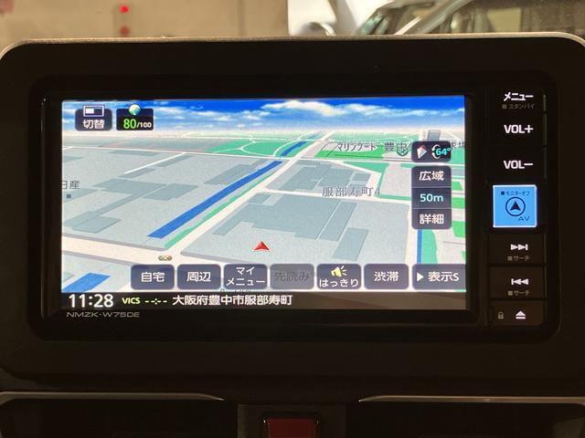 ムーヴG純正ナビゲーション バックカメラ 両側スライド片側電動スライドドア LEDヘッドライト スマートアシスト キーフリーシステム プッシュスタート 電動パーキングブレーキ ブレーキホールド(大阪府)の中古車
