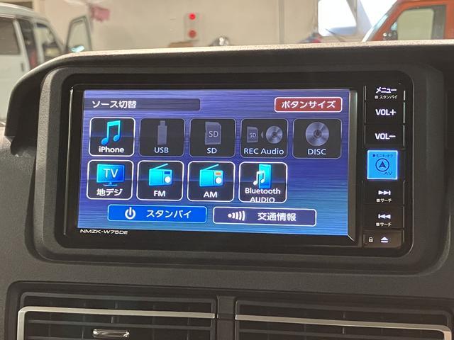 アトレーＲＳ　届出済未使用車　純正ナビ　バックカメラ　クルコン届出済未使用車・ターボエンジン・純正メモリーナビ・バックカメラ・両側電動スライドドア・クルーズコントロール・ＬＥＤヘッドライト・ＬＥＤフォグランプ・衝突回避支援ブレーキ・誤発進抑制機能（大阪府）の中古車