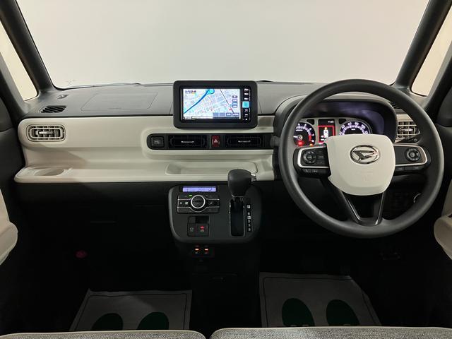 ムーヴキャンバスストライプスＧターボ　純正ナビ　バックカメラ　届出済未使用車届出済未使用車・ターボエンジン・純正メモリーナビ・バックカメラ・クルーズコントロール・シートヒーター・電動パーキング・両側電動スライドドア・ＬＥＤヘッドライト・衝突回避支援ブレーキ・誤発進抑制機能（大阪府）の中古車