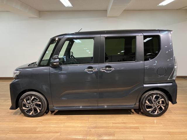 タントカスタムＸリミテッド　鑑定書／Ｒ８登録済み未使用車走行２０キロ／新車保証付き／衝突軽減ブレーキ／コーナーセンサー／バックカメラ／ＥＴＣ／クルーズコントロール／両側電動スライドドア／ＬＥＤヘッドライト／電動パーキング／ブレーキホールド／シートヒーター（大阪府）の中古車