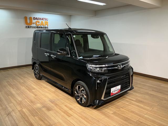 タントカスタムXリミテッド/R8年式/届出済未使用車/ナビ/ETC届出済未使用車/R8年式/走行17km/25年モデルナビ/バックカメラ/ステアリングスイッチ/ETC/クルーズコントロール/前席シートヒーター/両側パワースライドドア/LEDヘッドライト・フォグランプ(大阪府)の中古車
