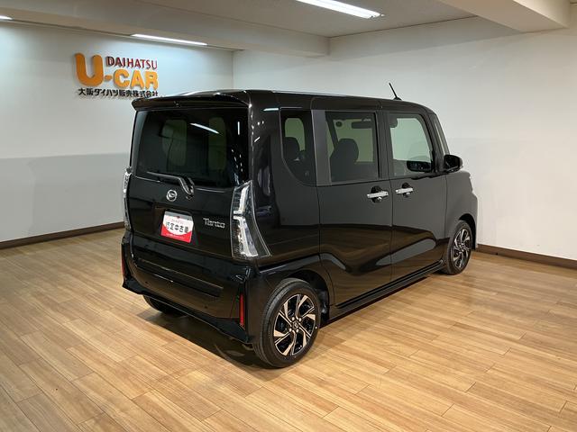 タントカスタムXリミテッド/R8年式/届出済未使用車/ナビ/ETC届出済未使用車/R8年式/走行17km/25年モデルナビ/バックカメラ/ステアリングスイッチ/ETC/クルーズコントロール/前席シートヒーター/両側パワースライドドア/LEDヘッドライト・フォグランプ(大阪府)の中古車