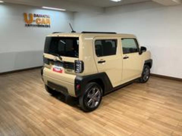 タフトＧターボ　ダーククロムベンチャー／届出済未使用車／１４ＫｍサポカーＳワイド適合　新車保証継承　２０２５モデル純正ナビ　バックカメラ　アダプティブクルーズコントロール　レーンキープコントロール　電動パーキングブレーキ　オートブレーキホールド　１５インチアルミ（大阪府）の中古車