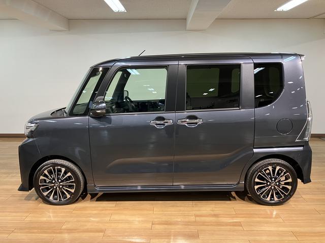 タントカスタムRSリミテッド/純正ナビ/クルコン/ターボ/電スラ新車保証継承/ダイハツ認定中古車/衝突軽減ブレーキ/届出済未使用車/純正ナビ/ターボエンジン/クルーズコントロール/電動スライドドア/シートヒーター/15インチアルミ/Bluetooth/フルセグTV(大阪府)の中古車