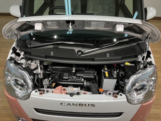 ムーヴキャンバスストライプスＧ　届出済未使用車令和８年式届出済未使用車　ＬＥＤヘッドライト　両側電動スライドドア　バックカメラ　スマートキー　シートヒーター　ほっとカップホルダー　スマートアシスト　新車保証継承（大阪府）の中古車