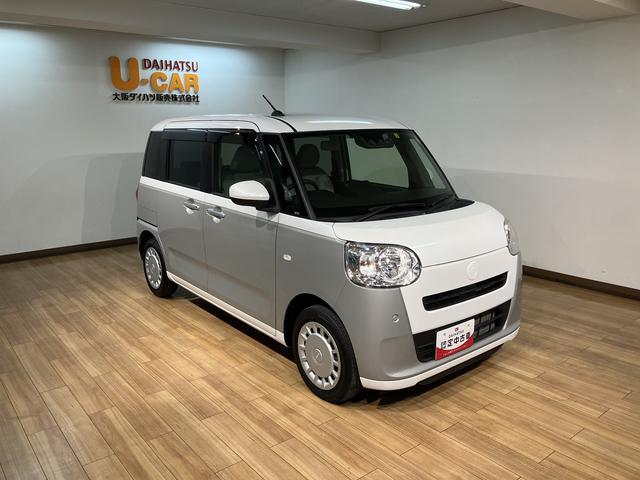 ムーヴキャンバスストライプスＸ／１．８万ｋｍ／ＥＴＣ／ドラレコ／両側パワスラ１年間走行距離無制限保証／１．８万ｋｍ／ＣＤチューナー／ＥＴＣ／ドライブレコーダー／ＵＳＢアダプター／ワイヤレス充電器／両側パワースライドドア／オートエアコン／キーフリー／ブラインドスポットモニター（大阪府）の中古車