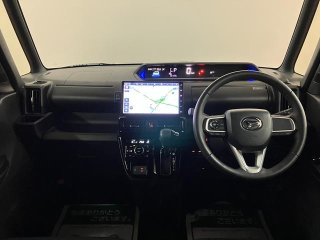 タントカスタムＲＳ　１０インチ純正ナビ　バックカメラ　前後ドラレコターボエンジン・１０インチ純正メモリーナビ・バックカメラ・ナビ連動前後ドライブレコーダー・ＥＴＣ車載器・両側電動スライドドア・電動パーキング・シートヒーター・衝突回避支援ブレーキ・誤発進抑制機能（大阪府）の中古車