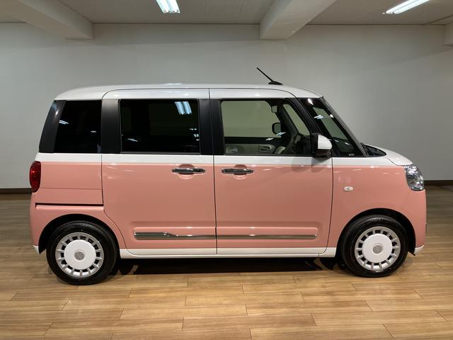 ムーヴキャンバスストライプスＧ／令和８年式／ナビ／バックカメラ／新車保証継承令和８年式／届出済未使用車／走行１７キロ／ナビ／バックカメラ／両側電動スライドドア／ＬＥＤヘッドライト／ＬＥＤフォグランプ／カーテンエアバッグ／サイドエアバッグ／スマートキー／シートヒーター／（大阪府）の中古車