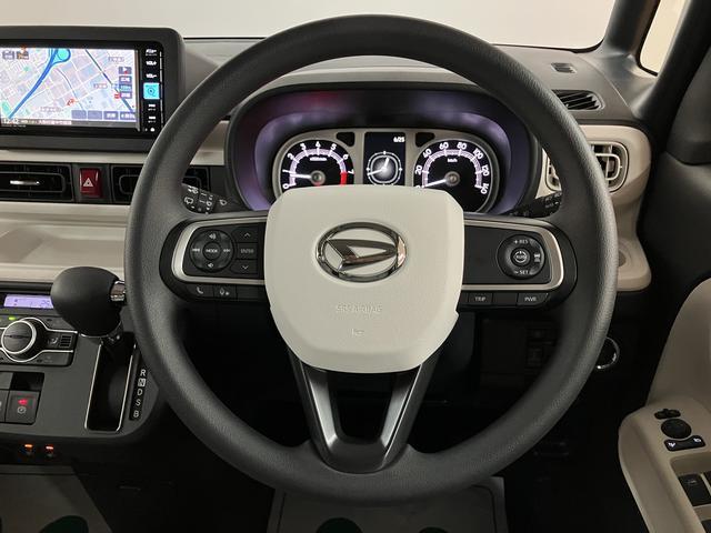 ムーヴキャンバスストライプスGターボ 純正ナビ届出済未使用車/新車保証継承/ターボエンジン/スマートアシスト/クルーズコントロール/両側電動スライドドア/純正フルセグナビ/Bluetooth機能/バックカメラ/電動パーキング/前席シートヒーター(大阪府)の中古車