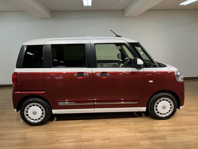 ムーヴキャンバスストライプスG/R8年式/届出済未使用車/ナビ/バックカメラ届出済未使用車/R8年式/走行22km/25年モデルナビ/バックカメラ/ステアリングスイッチ/前席シートヒーター/電動パーキングブレーキ/両側パワースライドドア/LEDヘッドライト・フォグランプ(大阪府)の中古車