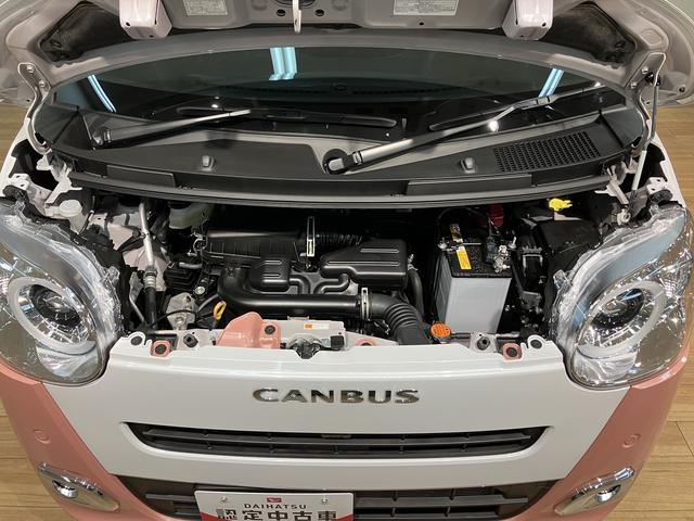 ムーヴキャンバスストライプスG 届出済未使用車 両側電動スライドドア届出済未使用車・両側電動スライドドア・シートヒーター・電動パーキングブレーキ・LEDヘッドライト・LEDフォグランプ・エンジンプッシュスタート・コーナーセンサー・衝突回避支援ブレーキ・誤発進抑制機能(大阪府)の中古車