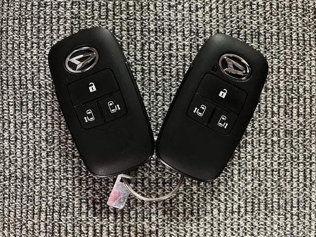 ムーヴキャンバスストライプスG 電動パーキング/バックカメラ/スマートキー/1年間走行距離無制限保証/走行30キロ/電動パーキング/両側電動パワースライドドア/バックカメラ/LEDヘッドランプ/プッシュボタンスタート/スマートキー/コーナーセンサー/オートライト/(大阪府)の中古車