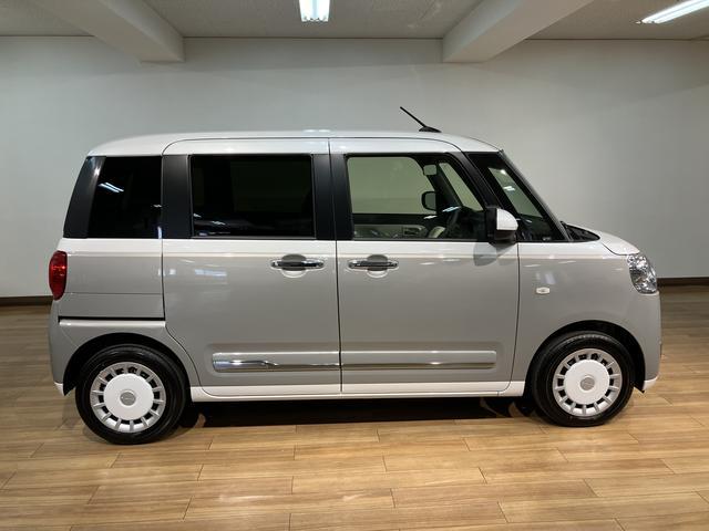 ムーヴキャンバスストライプスG/電動P/Bカメラ/両側電スラ/スマートキー/新車保証継承/両側電動スライドドア/電動パーキングブレーキ/バックカメラ/スマートキー/前席シートヒーター/オートライト/LEDヘッドライト/LEDフォグランプ/保温機能付きカップホルダー/(大阪府)の中古車