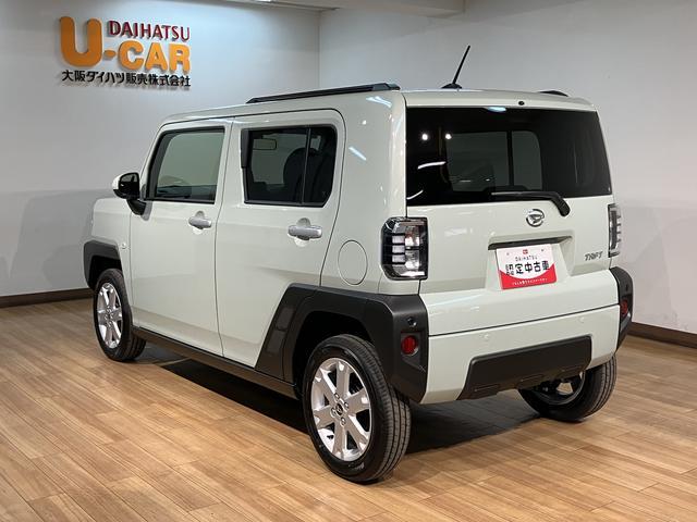 タフトＧ　鑑定書／Ｒ８登録済み未使用車／新車保証／点検整備渡し新車保証付き／衝突軽減ブレーキ／コーナーセンサー／バックカメラ／クルーズコントロール／ＬＥＤヘッドライトフォグランプ／電動パーキングブレーキ／ブレーキホールド／キーフリーシステム／スカイルーフ（大阪府）の中古車