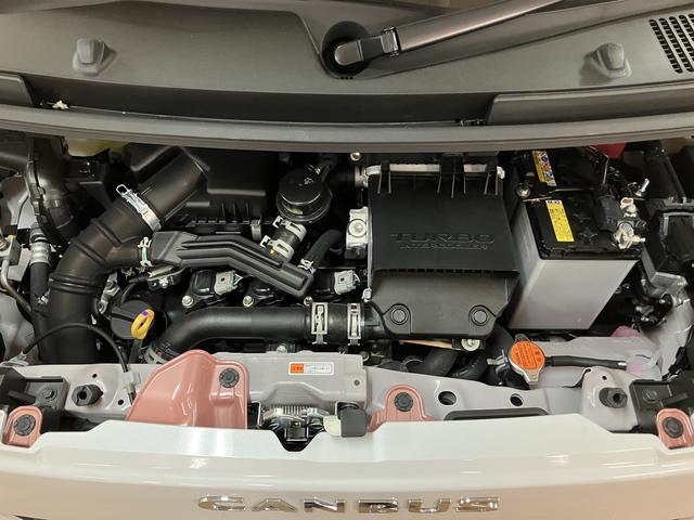 ムーヴキャンバスストライプスＧターボ／Ｒ８年式／届出済未使用車／クルコンＲ８年式／届出済未使用車／バックカメラ対応車／クルーズコントロール／前席シートヒーター／電動パーキングブレーキ／両側パワースライドドア／ＬＥＤヘッドライト・フォグランプ／オートエアコン／キーフリー（大阪府）の中古車
