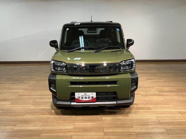 タフトGターボ ダーククロムベンチャー/令和8年式/走行9キロアダプティブクルーズコントロール/スカイフィールトップ/15インチアルミホイール電子パーキング/ブレーキホールド/LEDヘッドランプ&フォグランプ/運転席・助手席シートヒーター/オート格納ミラー(大阪府)の中古車