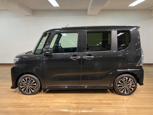 タントカスタムＲＳリミテッド／届出済未使用車／Ｒ８年式／走行５ｋｍ届出済未使用車／Ｒ８年式／走行５ｋｍ／バックカメラ対応車／ステアリングスイッチ／ＥＴＣ／クルーズコントロール／前席シートヒーター／両側パワースライドドア／ＬＥＤヘッドライト・フォグランプ／キーフリー（大阪府）の中古車
