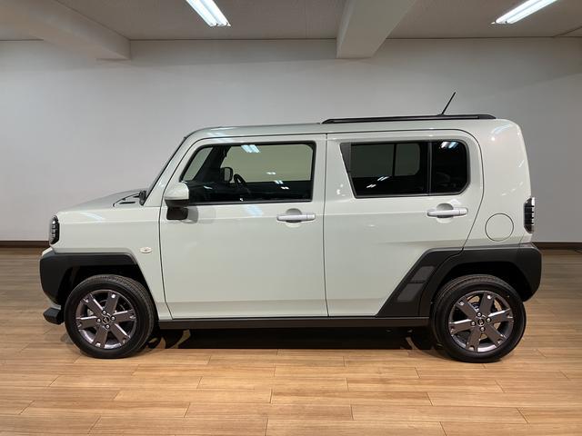 タフトGターボ 弊社元試乗車/走行295kmスカイフィールトップ アダプティブクルーズコントロール LEDヘッド/フォグ 運/助シートヒーター プッシュボタンスタート キーフリー 電動パーキングブレーキ バックカメラ 15インチアルミホイール(大阪府)の中古車