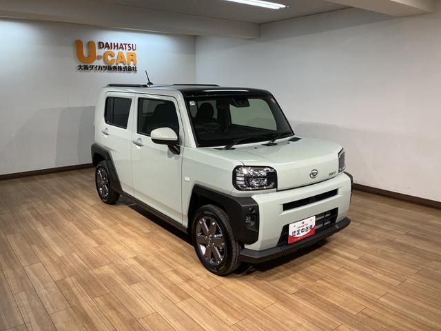 タフトGターボ 弊社元試乗車/走行295kmスカイフィールトップ アダプティブクルーズコントロール LEDヘッド/フォグ 運/助シートヒーター プッシュボタンスタート キーフリー 電動パーキングブレーキ バックカメラ 15インチアルミホイール(大阪府)の中古車