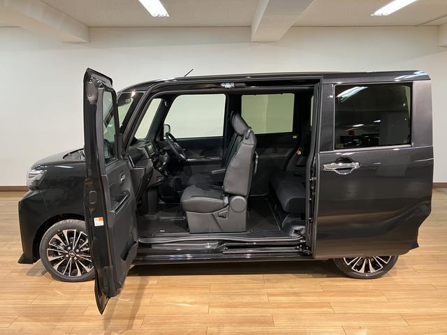 タントカスタムＲＳリミテッド　純正ナビ　ＥＴＣ　届出済未使用車ターボエンジン・純正メモリーナビ・バックカメラ・ＥＴＣ車載器・クルーズコントロール・両側電動スライドドア・シートヒーター・ＬＥＤヘッドライト・衝突回避支援ブレーキ・誤発進抑制機能・届出済未使用車（大阪府）の中古車