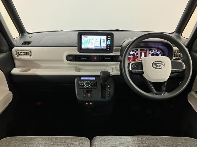 ムーヴキャンバス 中古車 ストライプスＧ　Ｒ５年式／ナビ／バックカメラナビ／ＴＶ／ＵＳＢ／ＣＤ録音／Ｂｌｕｅｔｏｏｔｈ／バックカメラ／衝突軽減ブレーキ／両側電動スライドドア／ＬＥＤライト／フォグランプ／電動パーキングブレーキ／ブレーキホールド／キーフリーシステム