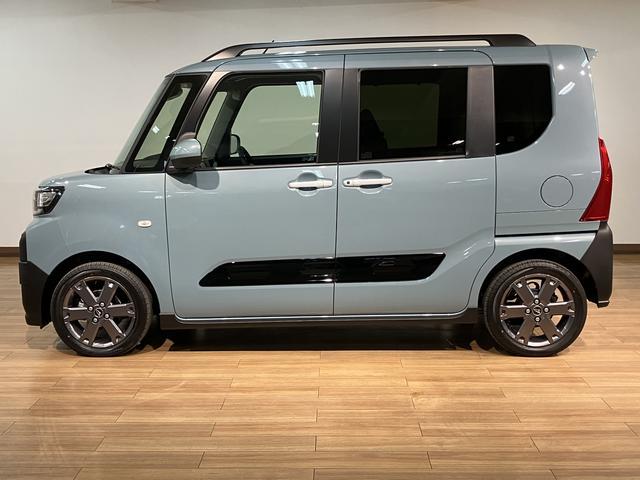 タントファンクロスターボリミテッド ターボ 届出済未使用車 ETC届出済未使用車・ターボエンジン・ETC車載器・アダプティブクルーズコントロール・両側電動スライドドア・シートヒーター・コーナーセンサー・電動パーキングブレーキ・衝突回避支援ブレーキ・誤発進抑制機能(大阪府)の中古車