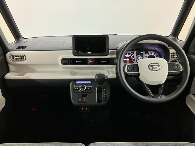 ムーヴキャンバスストライプスＧターボ／届出済未使用車／新車保証継承／クルコン令和８年式／走行２４キロ／ターボ車／オーディオレス／両側パワースライドドア／キーフリー／ＬＥＤヘッドライト／衝突軽減ブレーキ／新車保証継承／アダプティブクルーズコントロール／（大阪府）の中古車