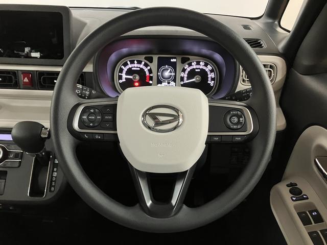 ムーヴキャンバスストライプスＧターボ／届出済未使用車／新車保証継承／クルコン令和８年式／走行２４キロ／ターボ車／オーディオレス／両側パワースライドドア／キーフリー／ＬＥＤヘッドライト／衝突軽減ブレーキ／新車保証継承／アダプティブクルーズコントロール／（大阪府）の中古車