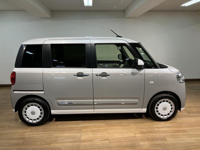 ムーヴキャンバスストライプスG/届出済未使用車/R8年式/5km/Bカメラ届出済未使用車/新車保証継承/バックカメラ対応車/ステアリングスイッチ/前席シートヒーター/電動パーキングブレーキ/両側パワースライドドア/LEDヘッドライト・フォグランプ/オートエアコン/キーフリー(大阪府)の中古車