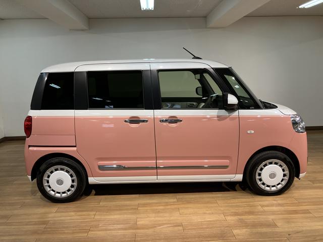 ムーヴキャンバスストライプスG ナビ/Bカメラ/安全装置/ナビ/Bluetooth/USB/TV/バックカメラ/衝突軽減ブレーキ/コーナーセンサ/アクセル踏み間違い防止/電動スライドドア/シートヒーター/LEDライト/電動パーキングブレーキ/ブレーキホールド(大阪府)の中古車