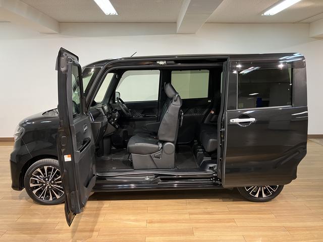 タントカスタムＲＳ／ナビ／パノラマカメラ／クルーズコントロール／ナビ／ＢＬＵＥＴＯＯＴＨ／ＵＳＢ／パノラマカメラ／バックカメラ／両側電動スライドドア／クルーズコントロール／電動パーキングブレーキ／前席シートヒーター／コーナーセンサー／スマートキー／オートライト／（大阪府）の中古車