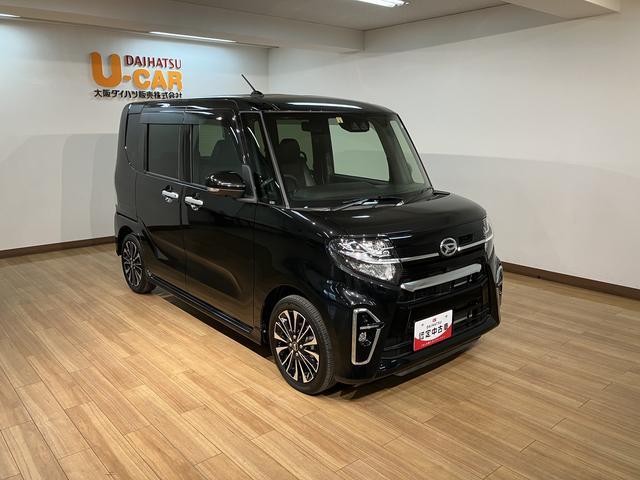 タントカスタムＲＳ／ナビ／パノラマカメラ／クルーズコントロール／ナビ／ＢＬＵＥＴＯＯＴＨ／ＵＳＢ／パノラマカメラ／バックカメラ／両側電動スライドドア／クルーズコントロール／電動パーキングブレーキ／前席シートヒーター／コーナーセンサー／スマートキー／オートライト／（大阪府）の中古車