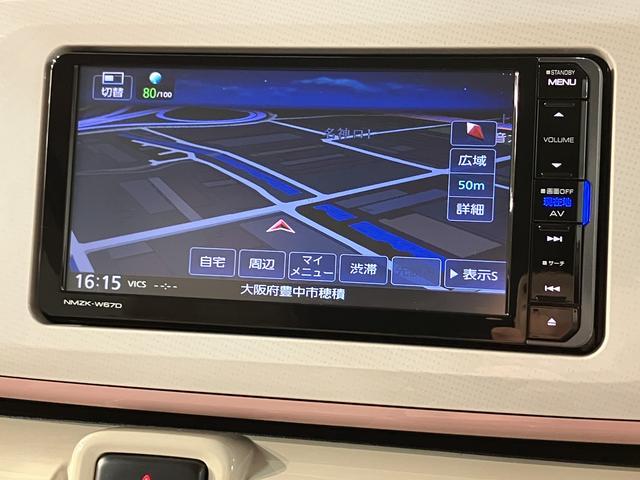 ムーヴキャンバスＧメイクアップ　ＳＡIII　ナビ／ドラレコ／ＥＴＣスマートアシストＩＩＩ／カーナビ／ドライブレコーダー／ＥＴＣ車載器／バックカメラ／両側電動スライドドア／ＬＥＤヘッドライト／キーフリーシステム／オートハイビーム／走行３．７万キロ／ＬＥＤフォグランプ／（大阪府）の中古車