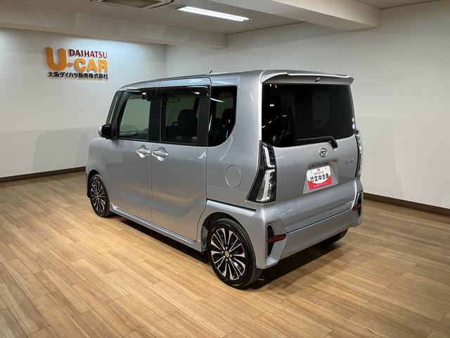 タントカスタムＲＳセレクション　カーナビ／前後ドラレコ／ＥＴＣ車検受け渡し／クルーズコントロール／カーナビ／Ｂｌｕｅｔｏｏｔｈ／フルセグＴＶ／前後ドラレコ／ＥＴＣ／バックカメラ／スマートアシスト／両側パワースライドドア／ＬＥＤヘッドライト／キーフリーシステム／（大阪府）の中古車