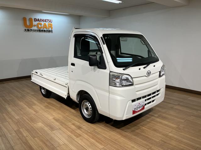 ハイゼットトラックスタンダード／エアコン／パワステ／１年保証／走行５．９万キロ１年間走行距離無制限保証／走行５．９万キロ／ラジオ／エアコン／パワーステアリング／ＥＴＣ／ロングバイザー／ゴムマット／三方開／ＡＴ車／車検整備付き／（大阪府）の中古車