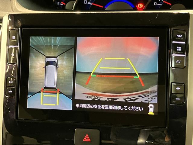 タントカスタムＲＳ　トップエディションリミテッドＳＡIII１年間走行距離無制限保証／８インチカーナビ／全周囲モニター／フルセグＴＶ／ＣＤ録音／ＤＶＤ／Ｂｌｕｅｔｏｏｔｈ／ＵＳＢ／ドラレコ／ＥＴＣ／シートヒーター／スマートアシストＩＩＩ／両側電動スライドドア／（大阪府）の中古車